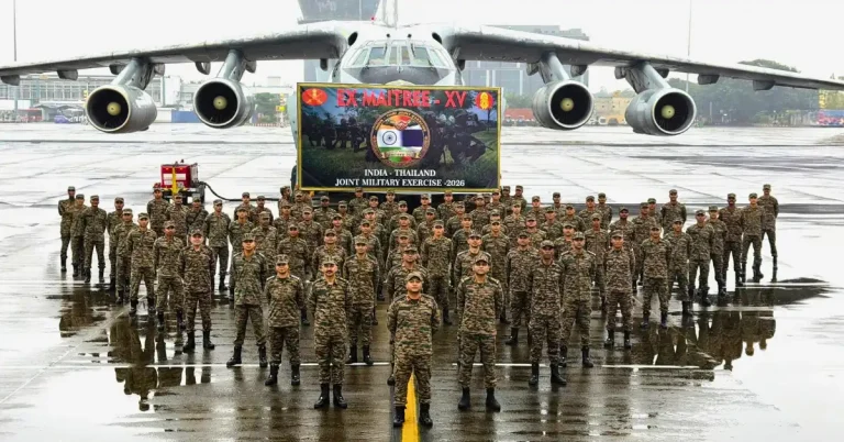 Indian Army contingent for MAITREE-XV joint military exercise in Thailand