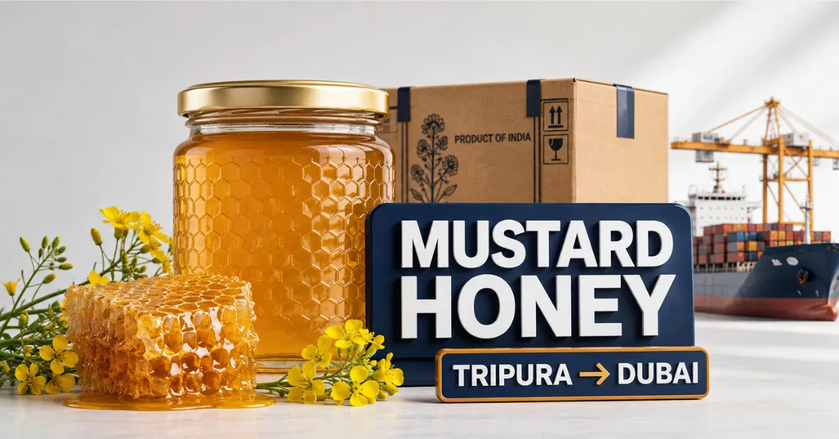 Tripura mustard honey prepared for export to Dubai