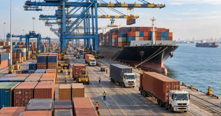 India merchandise exports and international cargo trade