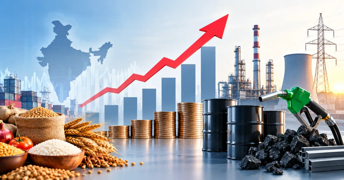 ndia’s wholesale price inflation data for August 2026 with fuel and power indicators