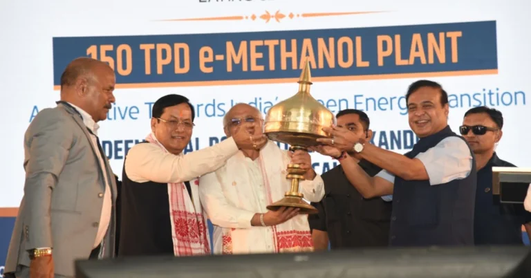 Foundation stone laying ceremony for 150 TPD e-Methanol plant at Kandla