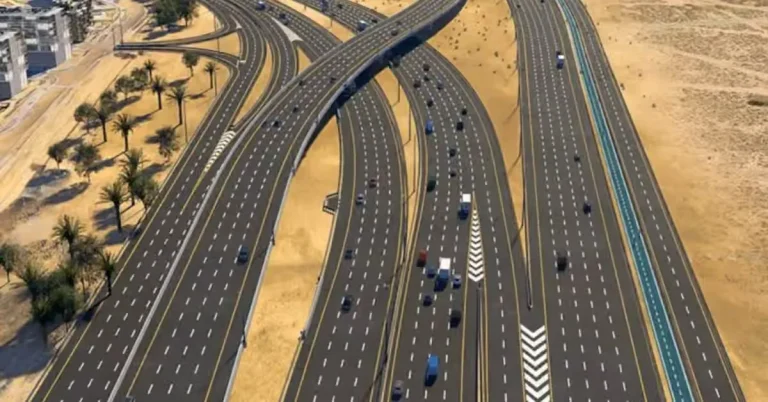 Latifa Bint Hamdan Corridor road interchange in Dubai