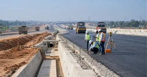 NHAI highway projects undergoing construction quality inspection