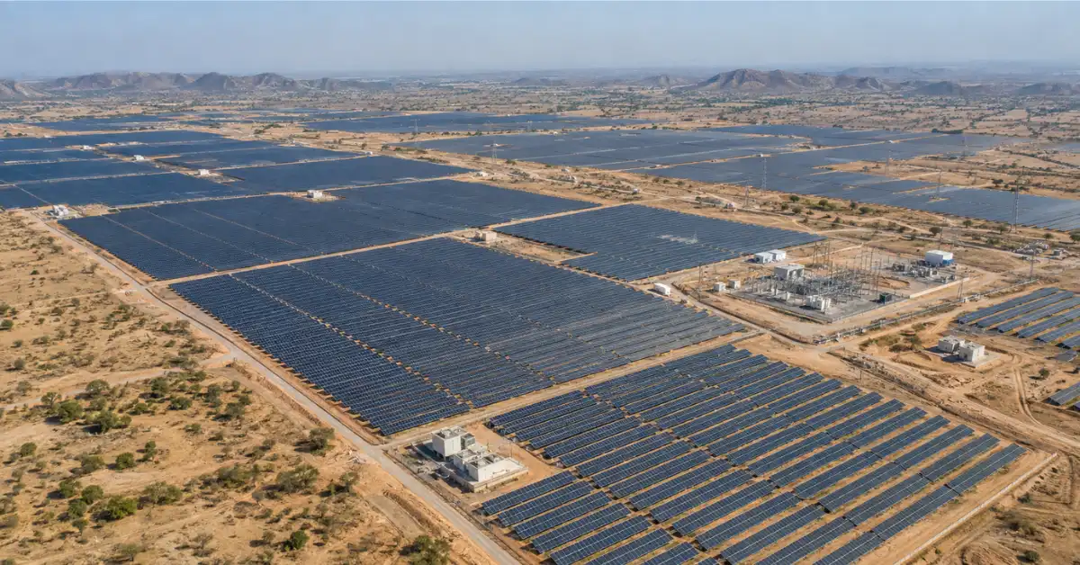 NTPC Green solar power project in Rajasthan
